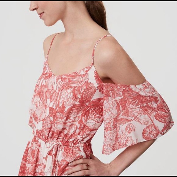 Loft Botanical Toile Dress - Picture 2 of 2